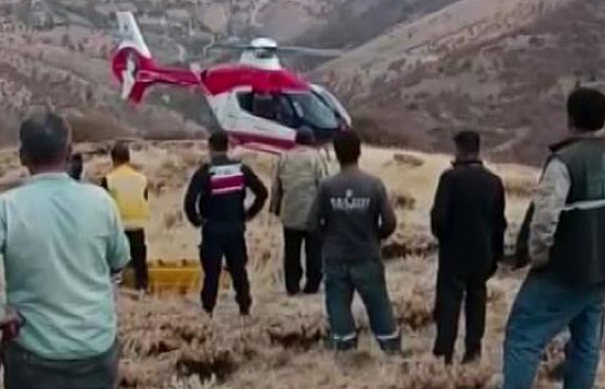 Malatya'da uçuruma yuvarlanan adamın kurtarılma anları ortaya çıktı!