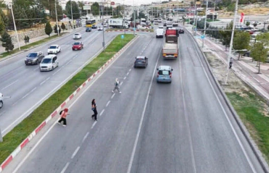 Malatya'da yaya geçitlerinde yeni denetim: Sürücüler tek tek kontrol edildi