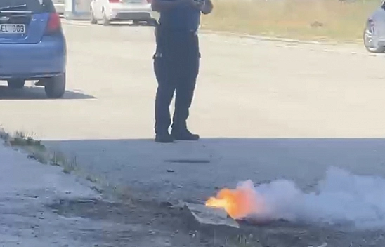 Malatya'da yer altındaki elektrik hattında yangın paniği