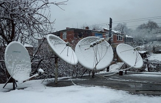 Malatya'da Kar, TV Yayınına Kışlık İzin Verdi! Yayınlar 'Dondu'
