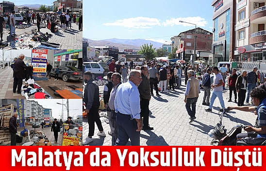 Malatya'da Yoksulluk Düştü