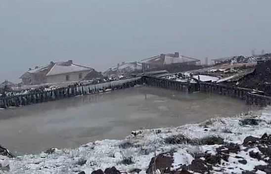 Malatya'da kar yağışı etkili oldu