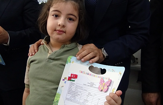 Malatya'dan anlamlı mesaj: Karne heyecanına Gazze hassasiyeti!