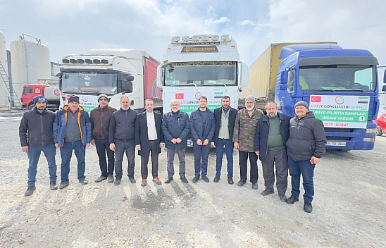 Malatya'dan Filistinlilere Dost Eli: 3 Tır İnsani Yardım Yola Çıktı!