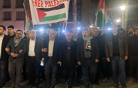 Malatya'dan Gazze saldırılarına tepki!