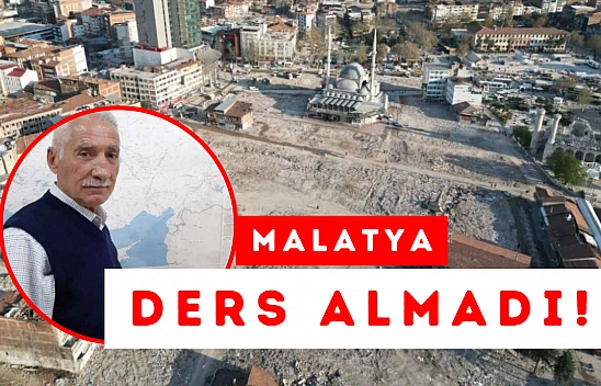Malatya ders almadı!