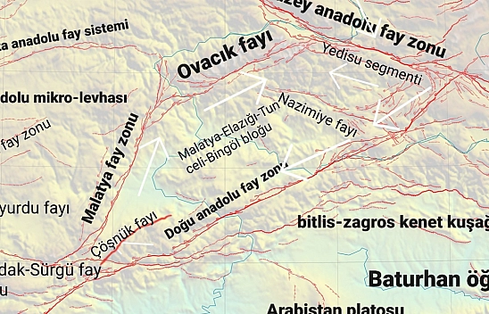Malatya, Elâzığ, Tunceli, Bingöl Bloğu baskı uyguluyor! Yedisu fayı risk altında!
