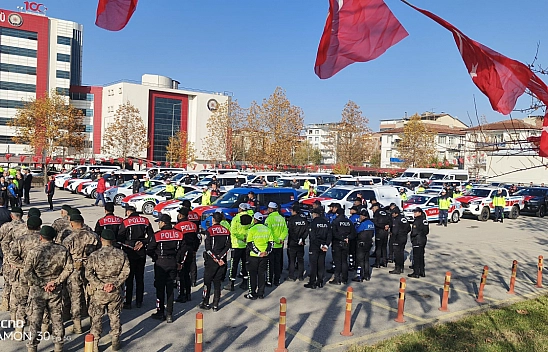 Malatya Güvenliğini Güçlendiriyor: 67 Yeni Araç Hizmete Alındı