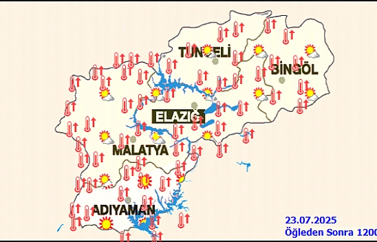 Malatya kavruluyor: Termometreler 42 dereceyi gösterecek!