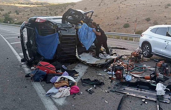 Malatya'da feci kaza: 4 Ölü, 2 Yaralı