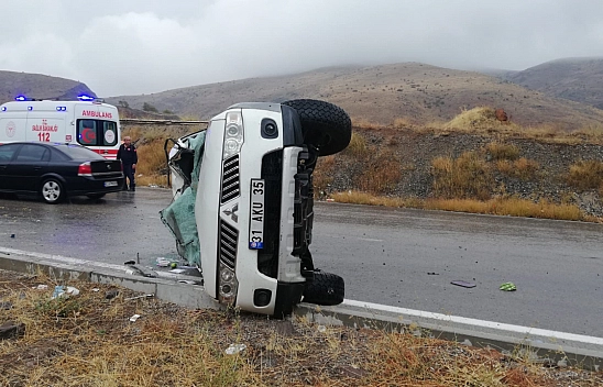 Malatya-Kayseri karayolu'nda trafik kazası: 6 yaralı