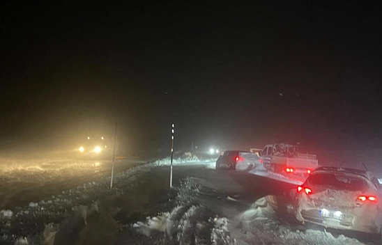 Malatya-Kayseri Yolunda Araç Kuyrukları Oluştu!