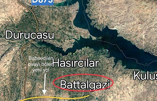 Malatya'da zemini çürük olan yere yol mu yapılıyor?