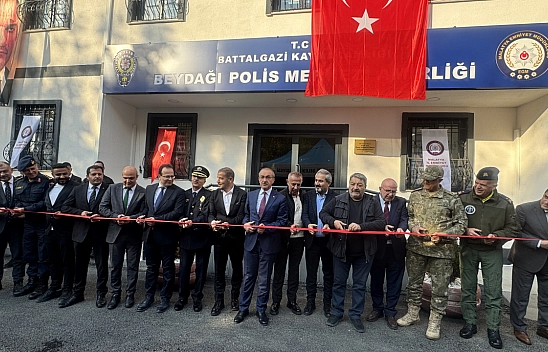 Malatyalı Hayırsever İş Adamından Büyük Destek! Yıkılan Polis Merkezi Yeniden Açıldı!