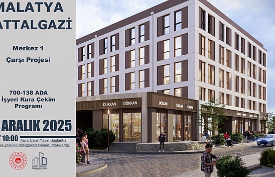 Malatya Merkez Çarşı 1 Projesi'nin Kura Çekimini Canlı izlemek İçin Tıklayın…