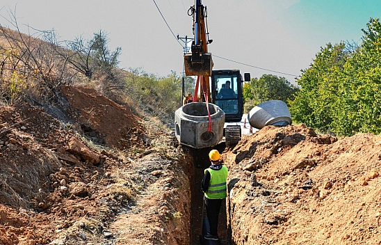 Malatya'ya 7 bin 400 Metre Altyapı Yatırımı