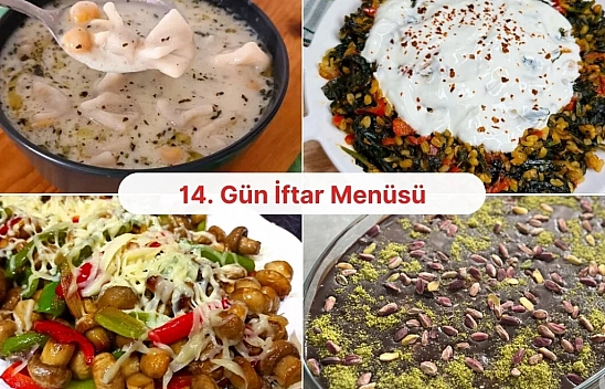 Malatyalı hanımlar için 14. gün iftar menüsü hazır!