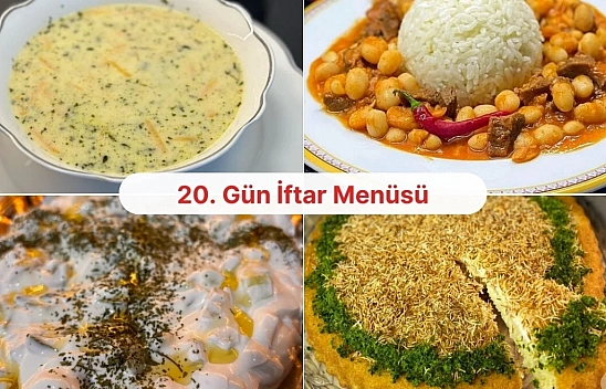 Malatyalı hanımlar için 20. gün iftar menüsü hazır!