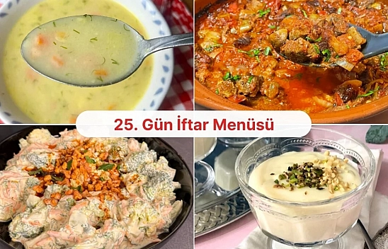 Malatyalı hanımlar için 25. gün iftar menüsü hazır!