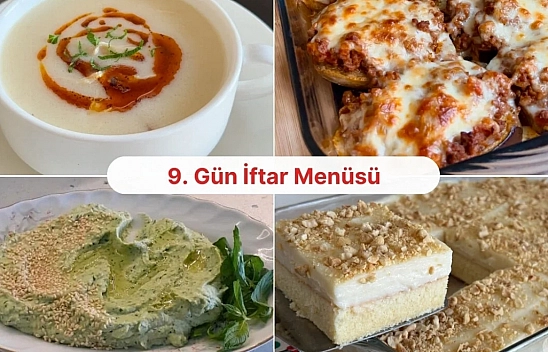 Malatyalı hanımlar için 9. gün iftar menüsü hazır!