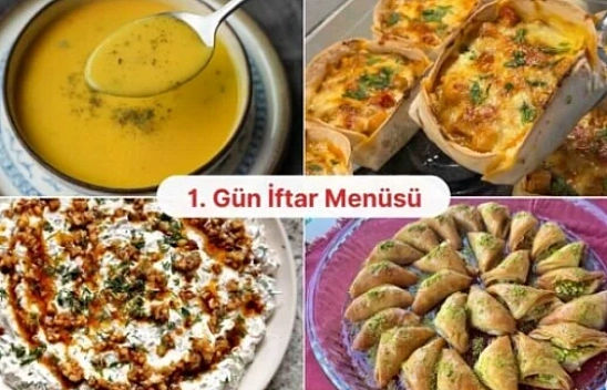 Malatyalı hanımlar için iftarın ilk menüsü hazır!