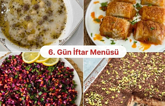 Malatyalı hanımlar için iftarın 6. günü menüsü hazır!