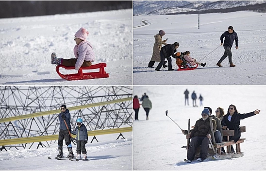 Malatyalı Kayakseverler Kayak Sezonun Keyfini Çıkarıyor