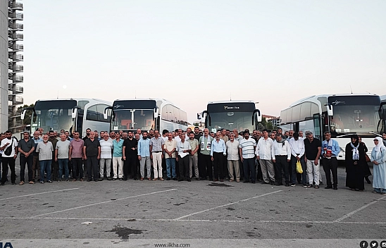 Malatyalılar, 'Gazze'ye İnsani Koridor' yürüyüşüne katılmak için yola çıktı