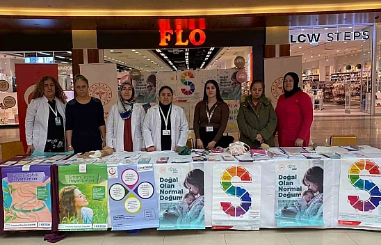MalatyaPark AVM'de gebelik ve doğum bilgilendirme standı kuruldu