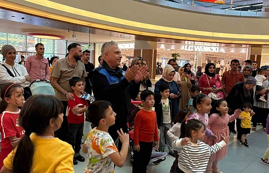 Malatya'da çocuklar doyasıya eğlendi