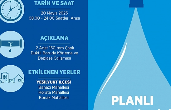 MASKİ Uyardı| Malatya'da bazı mahallelere 18 saat su verilmeyecek...