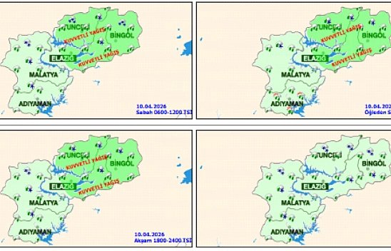 Meteoroloji uyardı: Malatya'da yağış ve fırtına etkili olacak