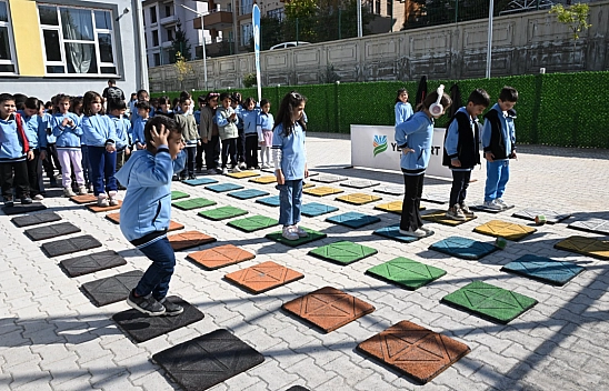Minik öğrenciler sporla buluştu
