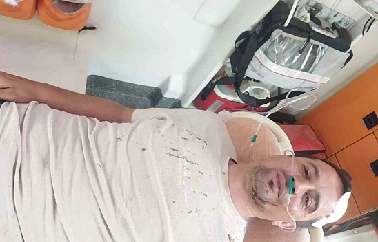 Muhtardan sopalı saldırı