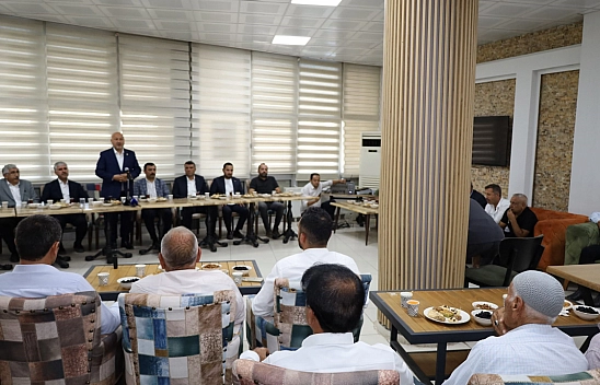 Muhtarlarla istişare toplantısı yapıldı