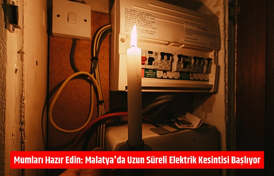 Mumları Hazır Edin: Malatya'da Uzun Süreli Elektrik Kesintisi Başlıyor