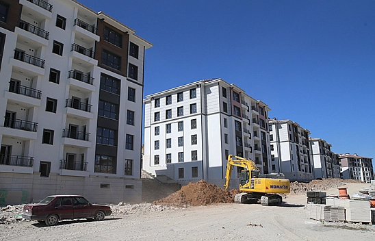 O mahallede deprem konutlarının yüzde 85'i tamam