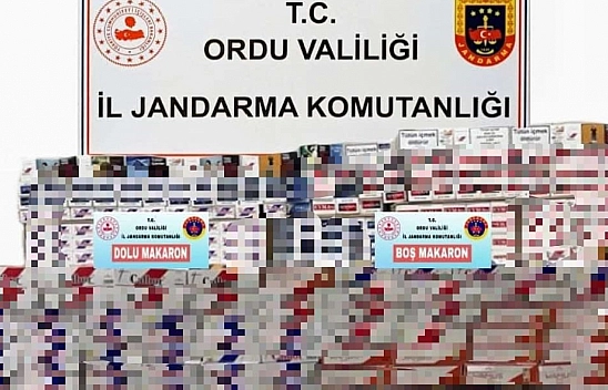 Ordu'da kaçak operasyonu