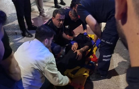 Otomobil ile motosiklet çarpıştı: 1 yaralı