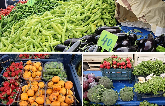 Pazarda bahar havası! Malatya'da pazar tezgahlarında hem renk hem ucuzluk var...