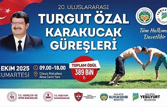 Malatya'da güreş şöleni! 389 bin TL ödül verilecek