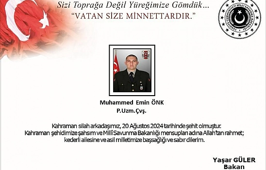 Pençe-Kilit Bölgesi'nden Acı Haber...