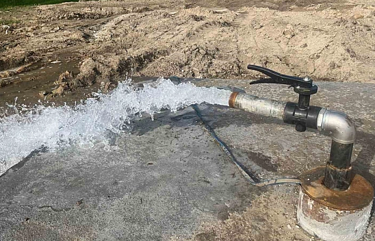 Mahalle içme suyuna kavuştu