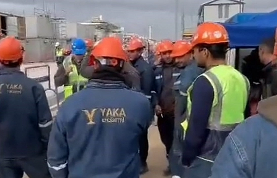 İşçilerden düşük ücret eylemi