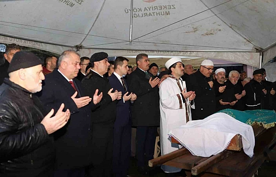 Şehit annesine son görev