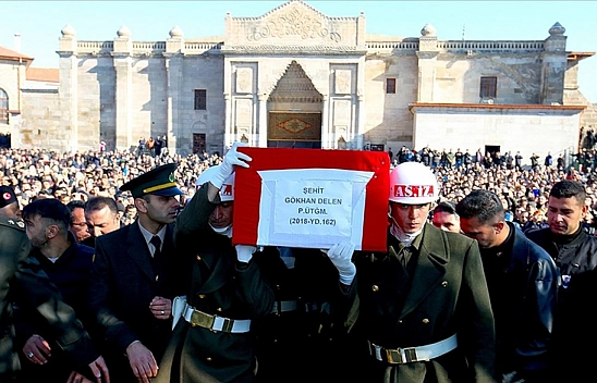 Şehitlerimizi uğurladık