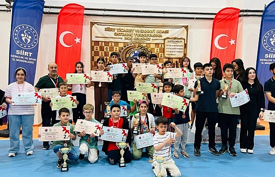Siirt TSO Satranç Turnuvası tamamlandı