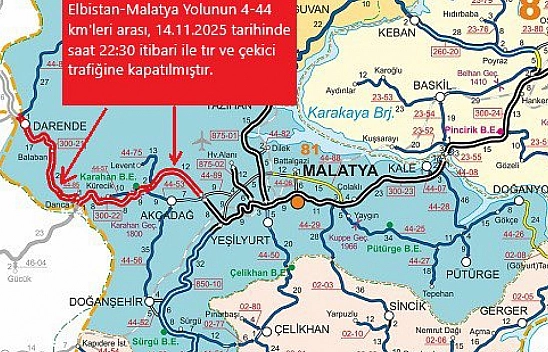 Sivas-Malatya karayolu tüm araçlara açıldı