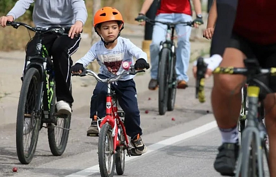 Sporseverler 'Türkiye Pedallıyor' için bir araya geldi