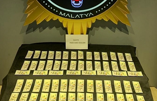 Malatya'da 7 bin dolar ele geçirildi